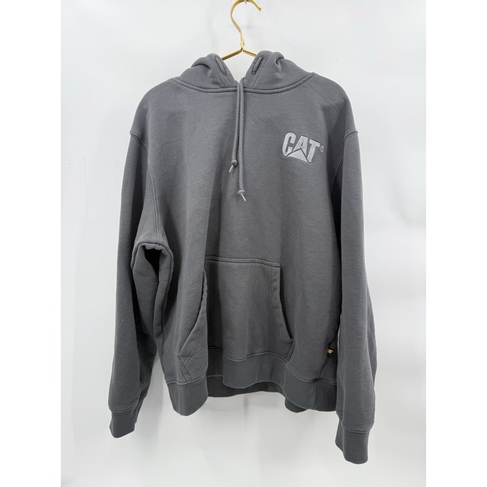 Men's Caterpillar‎ heavy Weight Hoodie Gray size X-Large